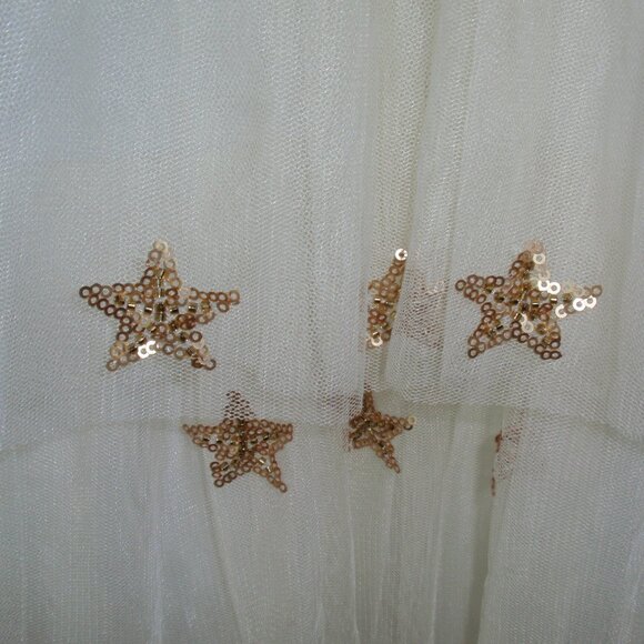 NWT Altar’d State Stars Tulle Tiered Ruffle Midi Fellyn Ballerina Skirt Sz M - Picture 9 of 15